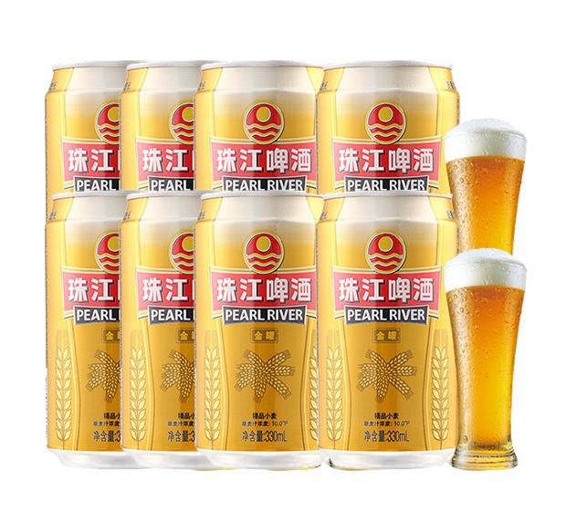 *珠江啤酒金罐330ml*24罐价格:0666.90.00优惠:从135.00降至66.